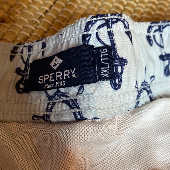 Sperry Anchor Light Blue Swim Shorts Size XXL - Picture 5 of 8